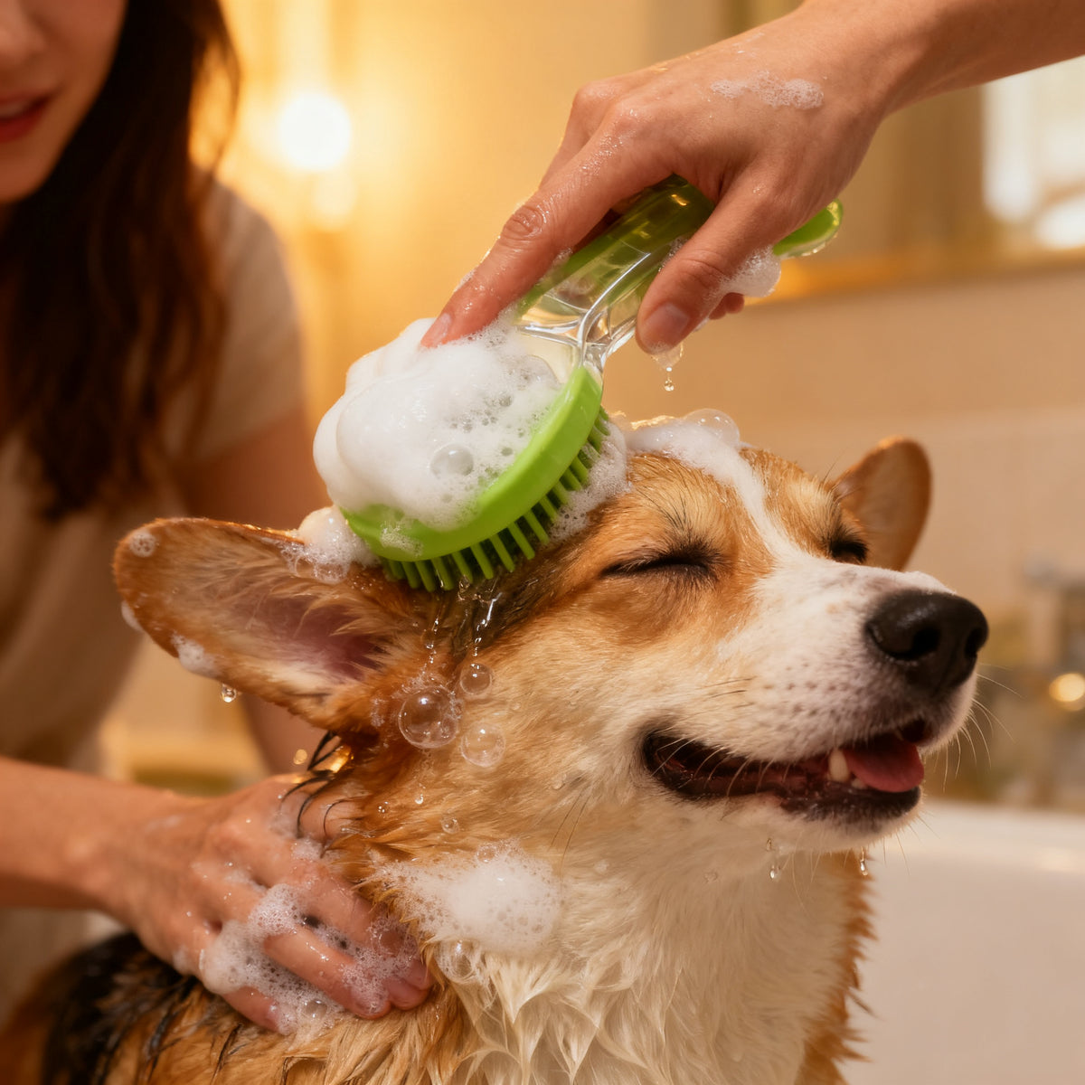 The Parlor Scrub — Soap Dispensing Massage Bath Brush